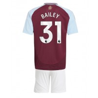 Fotbalové Dres Aston Villa Leon Bailey #31 Dětské Domácí 2024-25 Krátký Rukáv (+ trenýrky)